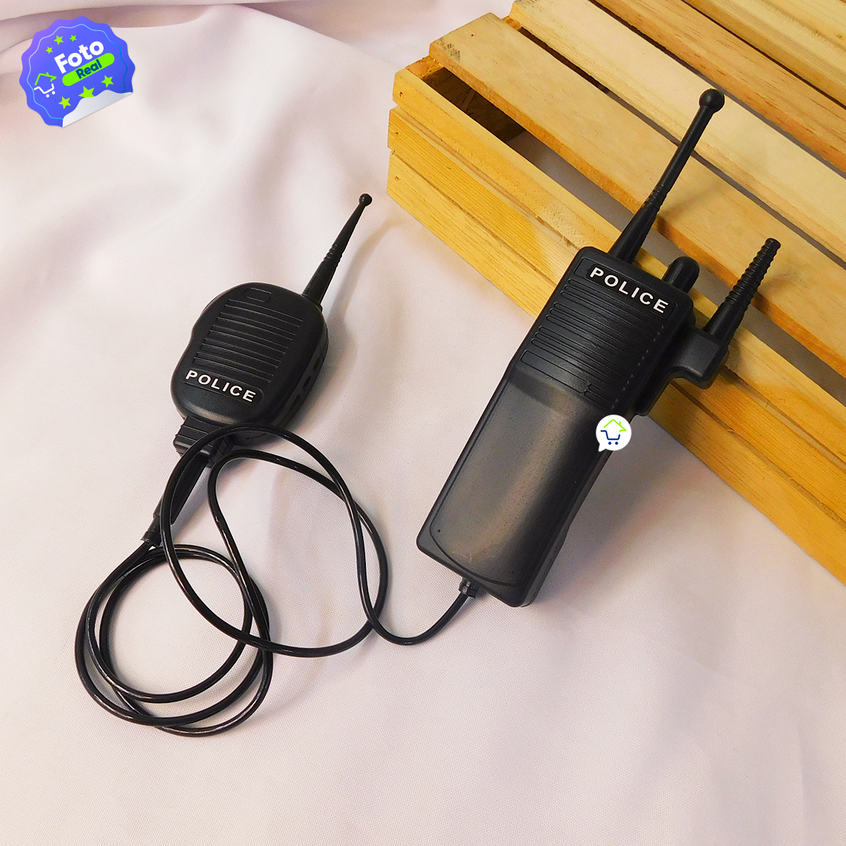 Miniatura 6 de Walkie Talkie De Policía Falso AF608